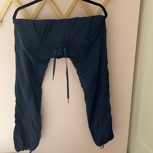 Lululemon navy blue regular dance studio pants. Size 2